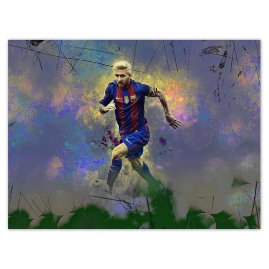 Plakat Lionel Messi, 40x30 cm ZeSmakiem