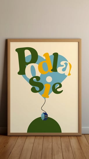 Plakat: "Love Podlasie" 30x40 cm Inna marka