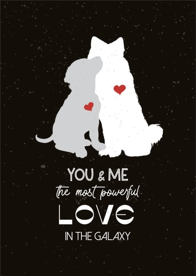 Plakat LOVE Psy - You&Me - A4 (21x30 cm) bez ramki Inna marka