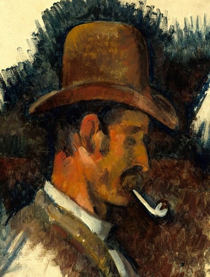 Plakat, Man with Pipe, Paul Cézanne, 20x30 cm reinders