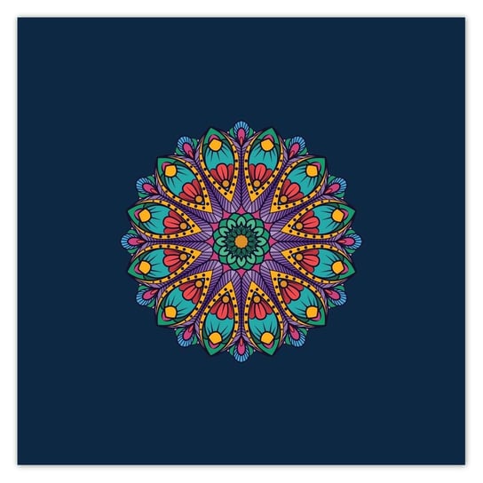 Plakat Mandala z Maroka Morocco, 50x50 cm ZeSmakiem