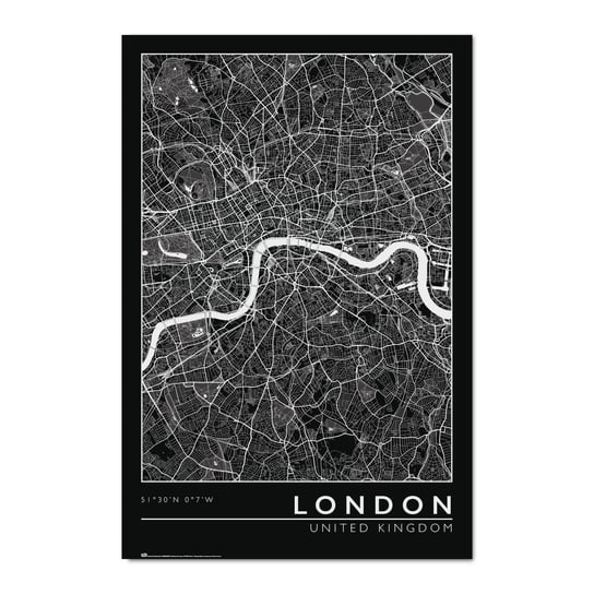 Plakat Mapa Miasta Londynu Grupo Erik