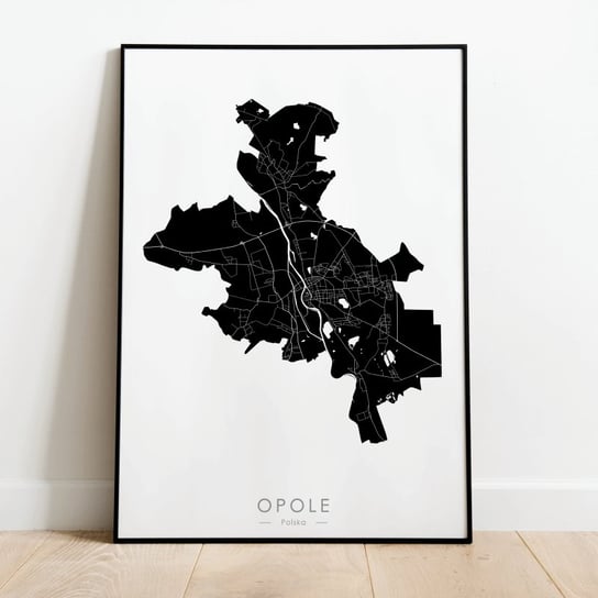 Plakat mapa Opola - 50x70 cm Mappy Maps