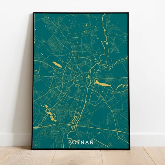 Plakat mapa Poznania - 50x70 cm Mappy Maps