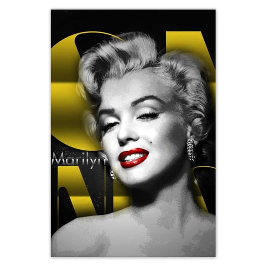 Plaque métal peinte MARILYN MONROE , 20 x 30 cm Plaque métal peinte MARILYN MONROE , 20 x 30 cm