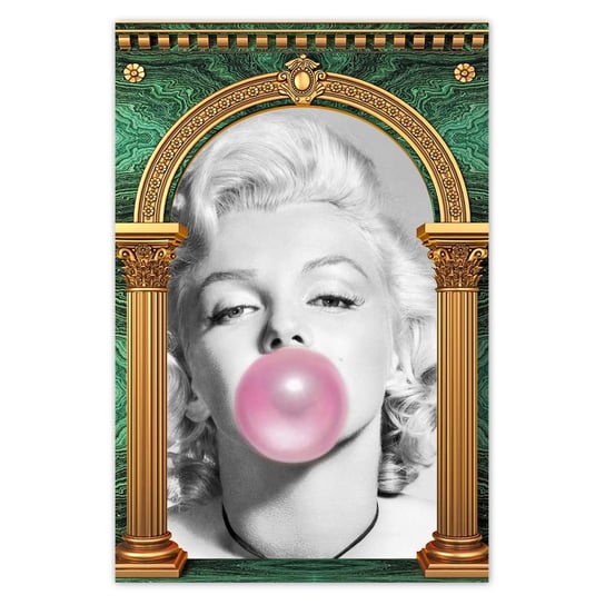 Plakat Marilyn Monroe z gumą, 60x90 cm ZeSmakiem