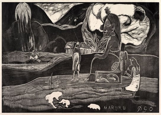 Plakat, Maruru, Paul Gauguin, 42x29,7 cm reinders