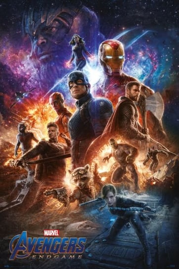 Plakat Marvel Avengers Endgame Koniec Gry plakaty na ścianę 61x91,5 cm Marvel