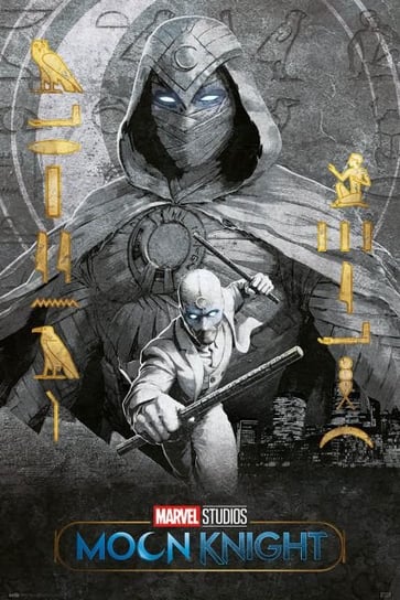Plakat Marvel Moon Knight plakaty na ścianę z serialu 61x91,5 cm Marvel