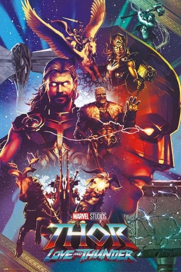 Plakat Marvel Thor Love And Thunder plakaty na ścianę 61x91,5 cm Marvel