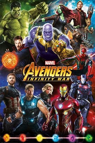 Plakat Maxi Avengers: Infinity War Characters - Marvel Pyramid International