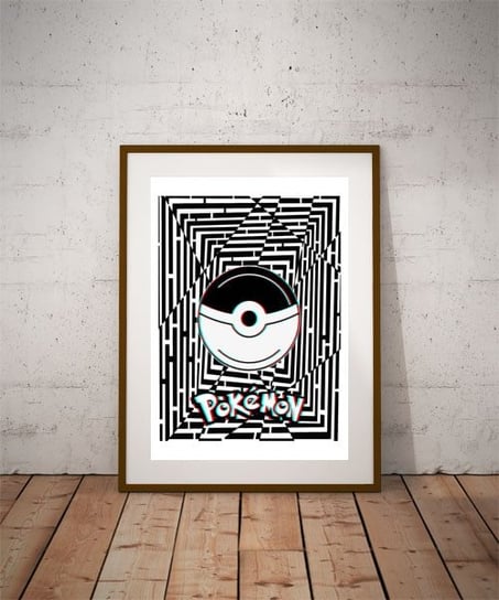 Plakat, Maze Gaze Pokemon, 3D 29,7x42 cm reinders