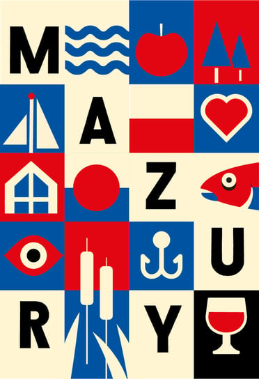 Plakat: "Mazury" 30x40 cm Inna marka