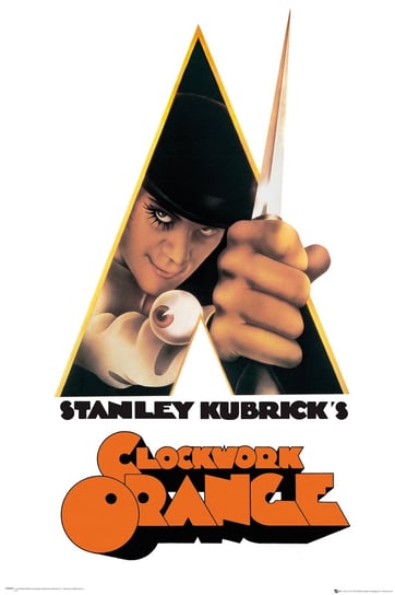 Plakat, Mechaniczna Pomarańcza Stanley Kubrick, 61x91,5 cm Inny producent