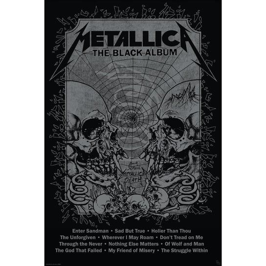 plakat METALLICA - BLACK ALBUM Inny producent