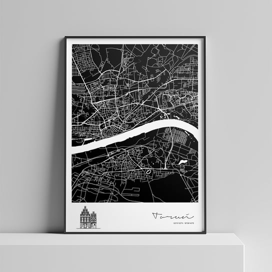 Plakat Miasto - Toruń 40x50 cm Peszkowski Graphic
