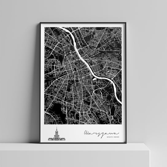 Plakat Miasto - Warszawa 50x70 cm Peszkowski Graphic