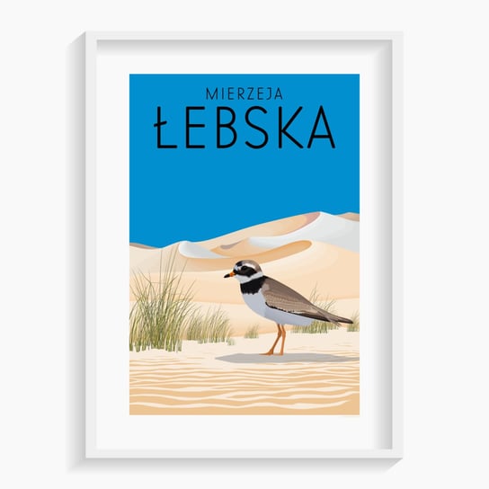 Plakat Mierzeja Łebska 40x50 cm A. W. WIĘCKIEWICZ