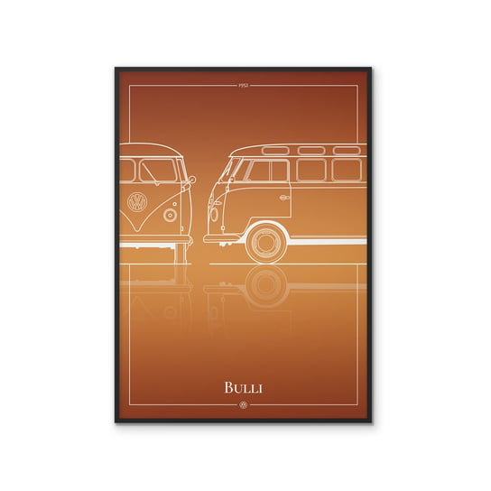 Plakat Motoryzacja Volkswagen Bulli 50x70 cm Peszkowski Graphic