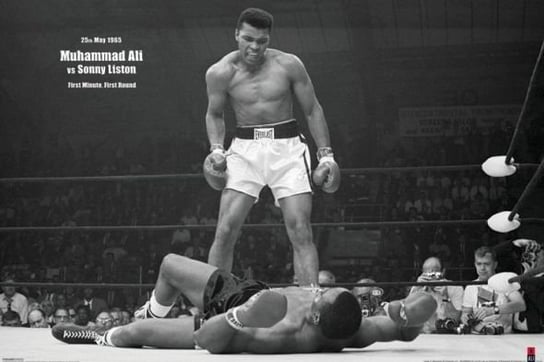 Plakat, Muhammad Ali - V Liston Landscape- Corbis, 61x91 cm Muhammad Ali