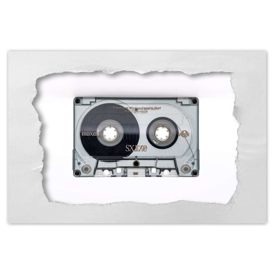 Plakat Music Cassette Kaseta, 120x80 cm ZeSmakiem