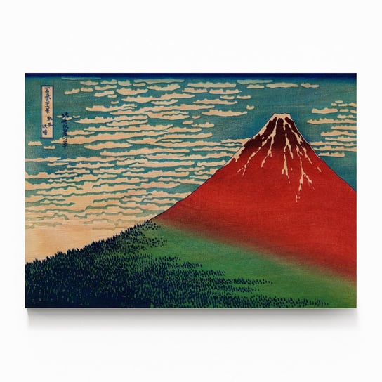 Plakat na drewnie Clear Morning by Katsushika Hokusai 30x40 / IkkunaShop IkkunaShop