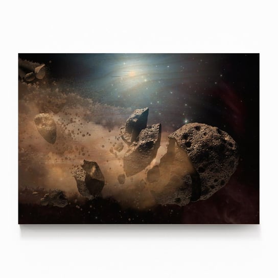 Plakat na drewnie Dusty remains of shredded asteroids around several dead stars Original from NASA 40x60 / IkkunaShop IkkunaShop