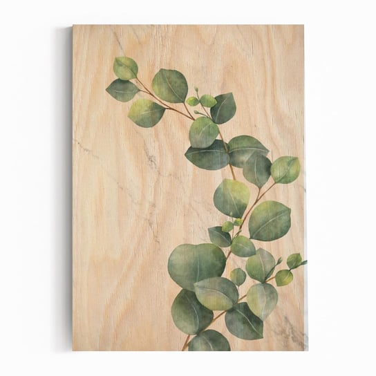 Plakat na drewnie Eucalyptus Classic 20x30 / IkkunaShop IkkunaShop