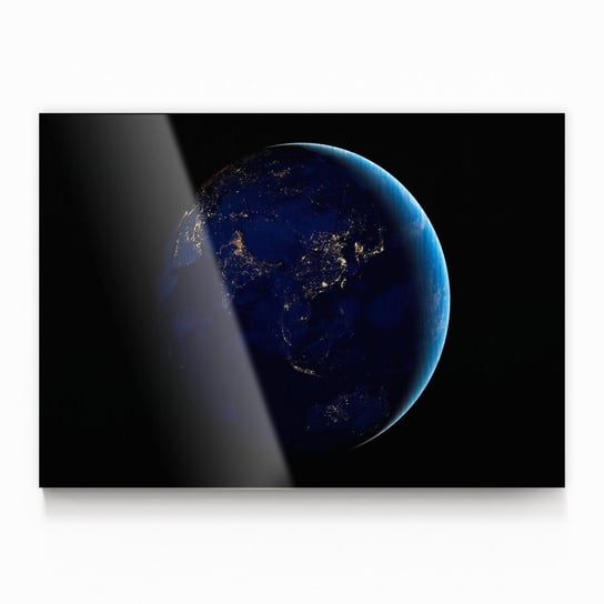 Plakat na metalu Asia and Australia at night Original from NASA horisontal 30x40 / IkkunaShop IkkunaShop