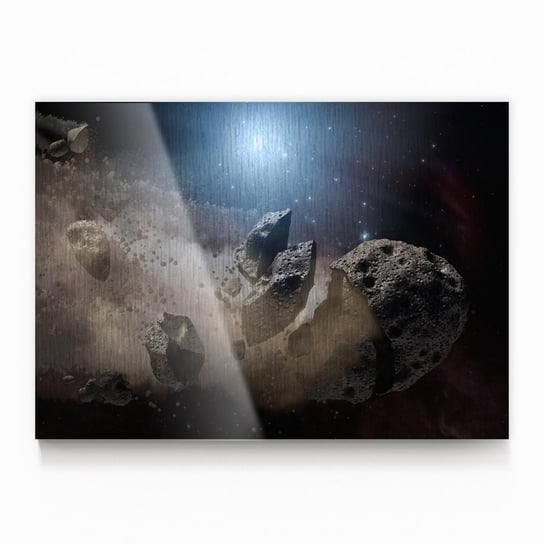 Plakat na metalu Dusty remains of shredded asteroids around several dead stars Original from NASA 30x40 / IkkunaShop IkkunaShop