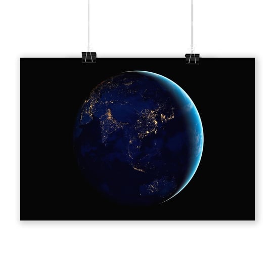 Plakat na papierze Asia and Australia at night Original from NASA horisontal 30x40 / IkkunaShop IkkunaShop