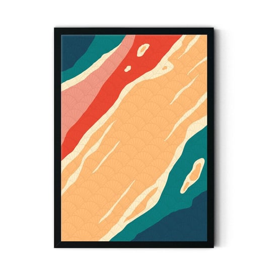 Plakat na papierze Colorful River 40x60 Czarna ramka / IkkunaShop IkkunaShop