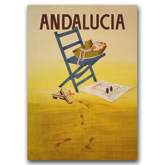 Plakat na płótnie na ścianę Andaluzja Hiszpania A1 Vintageposteria