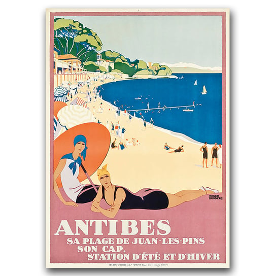 Plakat na płótnie na ścianę Południe Francji A1 Vintageposteria