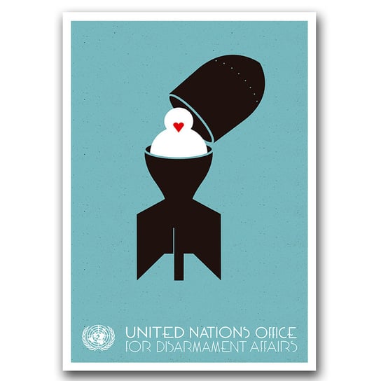 Plakat na ścianę Biuro ONZ ds. Rozbrojenia A1 Vintageposteria
