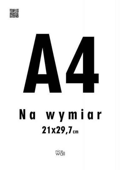 Plakat Na Wymiar 21X29,7 Cm A4 Nice Wall