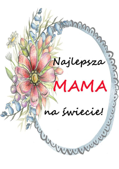 Plakat, Najlepsza mama, 42x59,4 cm reinders