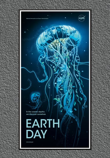 Plakat NASA Dzień Ziemi (Earth Day) 2019 60x30 cm / DodoPrint Dodoprint