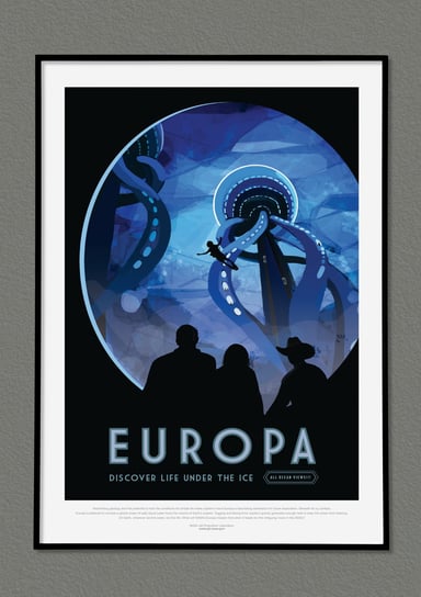 Plakat NASA Europa 70x50 cm / DodoPrint Dodoprint