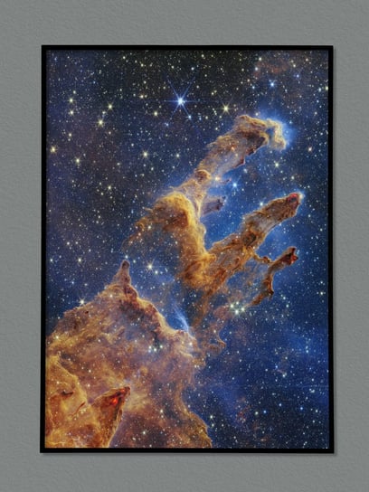 Plakat NASA Filary Stworzenia (Pillars of Creation) JWST 70x50 cm / DodoPrint Dodoprint
