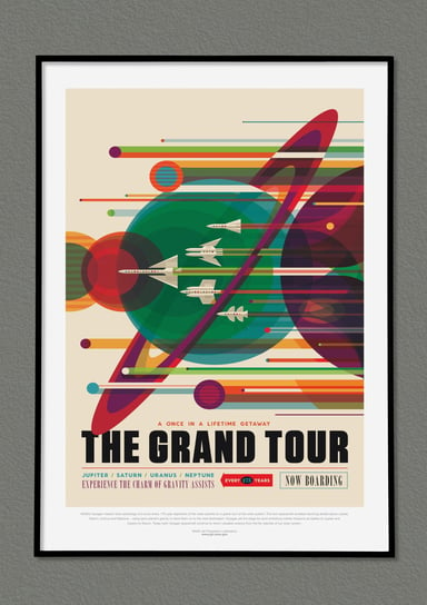 Plakat NASA Grand Tour 70x50 cm / DodoPrint Dodoprint