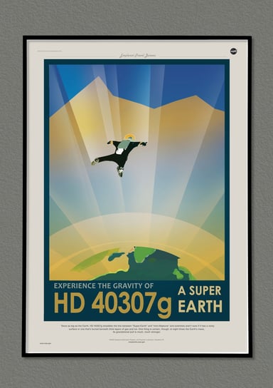 Plakat NASA Super Earth 70x50 cm / DodoPrint Dodoprint