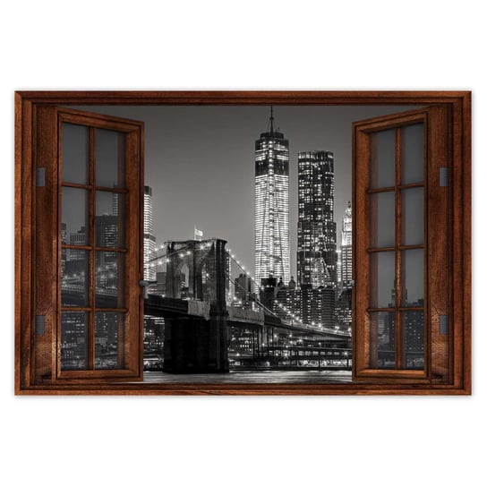 Plakat New York Manhattan, 120x80 cm ZeSmakiem