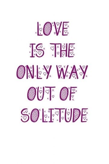 Plakat NICE WALL Love is the only way, 61x91,5 cm Nice Wall