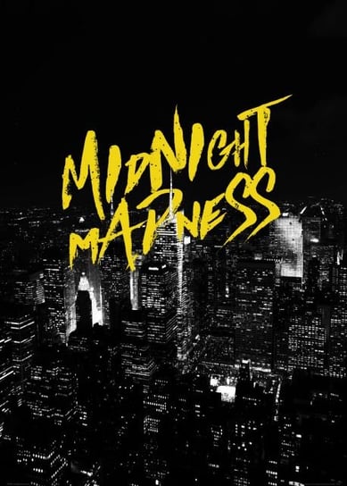 Plakat NICE WALL Midnight madness, 50x70 cm Nice Wall