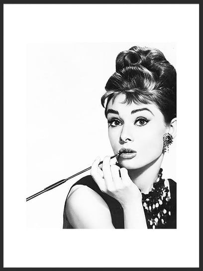 Plakat Obraz Audrey Hepburn 21x30 cm (A4) posterstory.pl