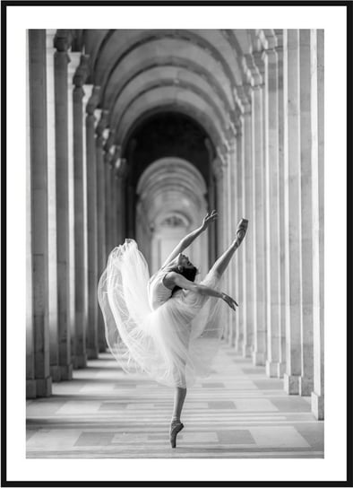 Plakat Obraz - Baletnica w Paryżu  - 21x30 cm posterstory.pl