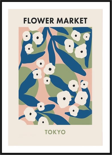 Plakat Obraz - Flower Market Tokyo  - 21x30 cm posterstory.pl