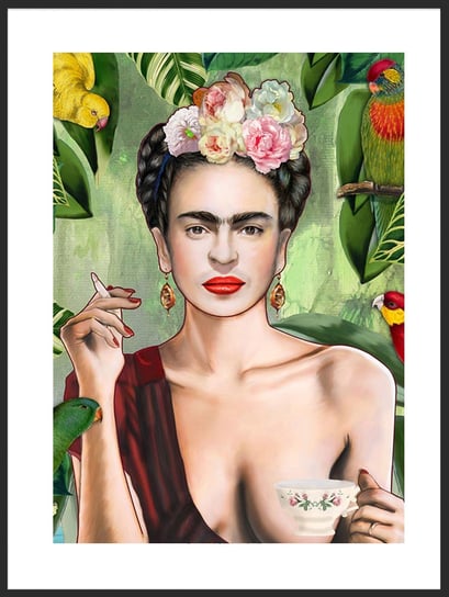 Plakat Obraz Frida 21x30 cm (A4) posterstory.pl