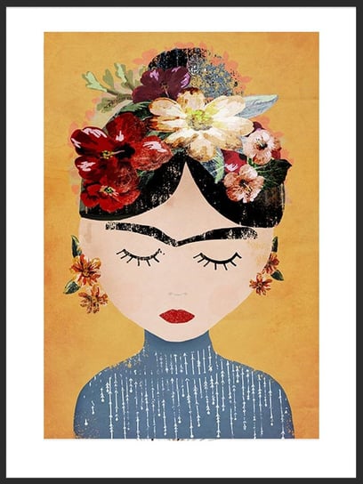Plakat Obraz Frida 42x60 cm (A2) posterstory.pl